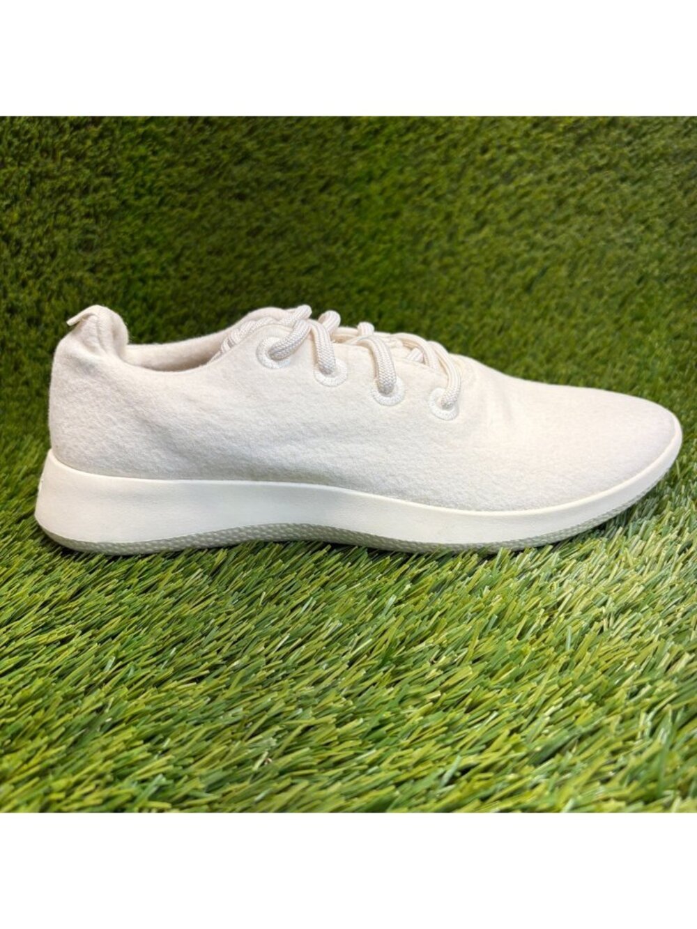 Allbirds Wool Runner Mens Size 8 Natural White Athletic Running Shoes Sneakers